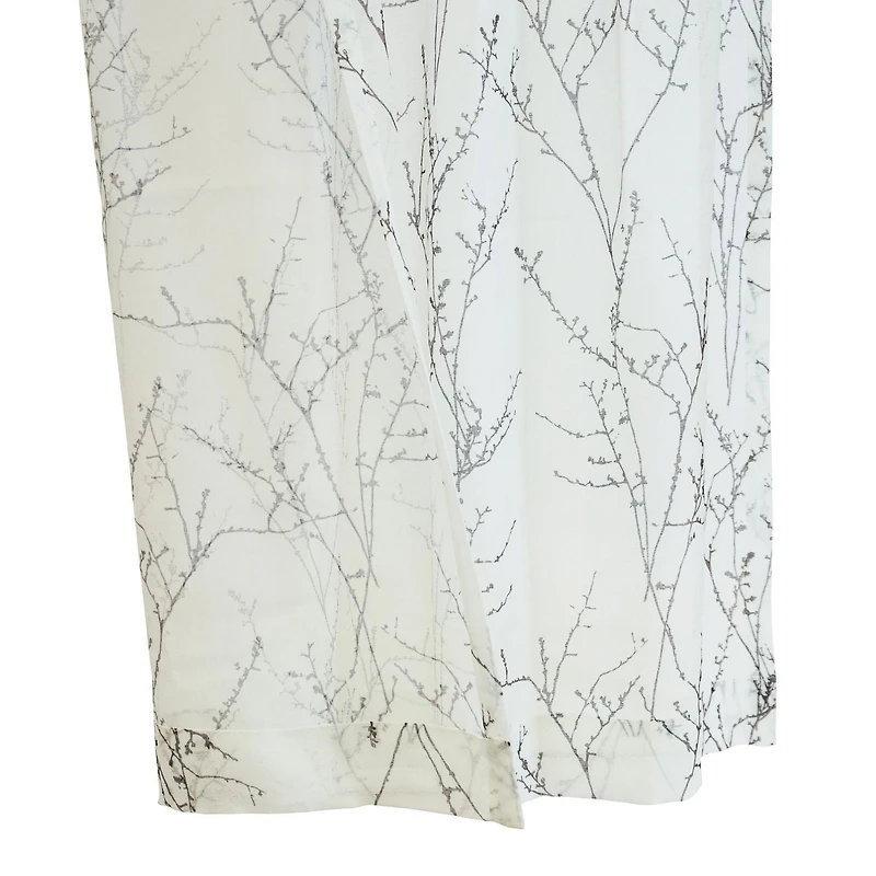 Lunette rideau d'intérieur à oeillets filtrant la lumière