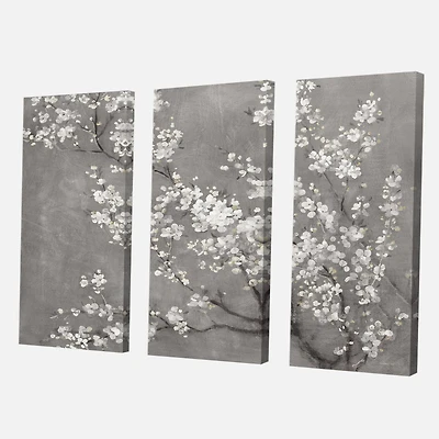 Designart Fleurs de cerisier blanc II Art mural sur toile