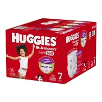 Couches pour bébé Huggies Little Movers HuggFit 360° avec ceinture 360°, tailles 3-7, 136-70 unités HUGFIT 360 MC S3-7| Count 136-70