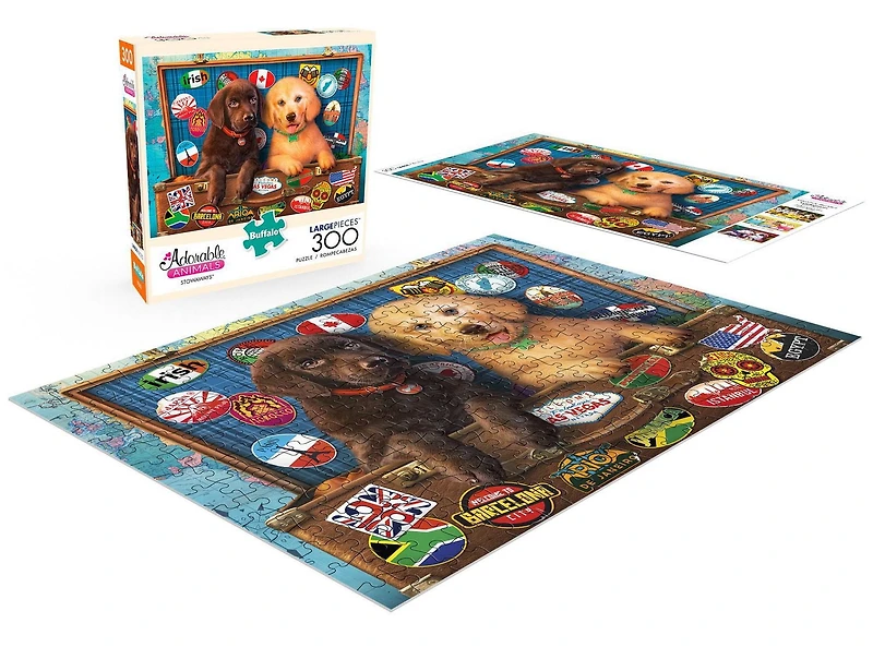 Buffalo Games Adorable Animals: Stowaways 300 Large Piece Jigsaw Puzzle