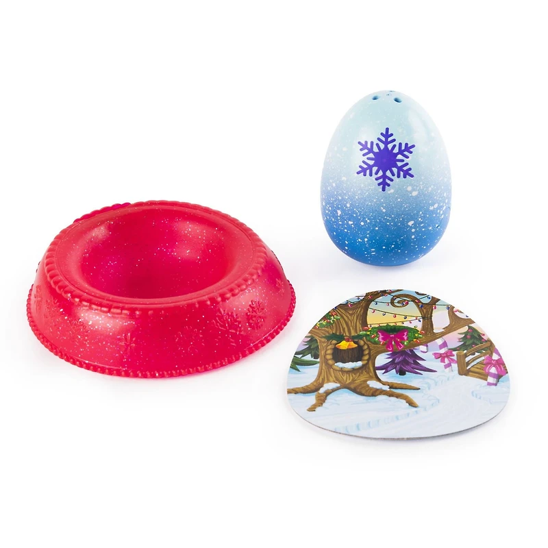 Hatchimals CollEGGtibles, Hatchy Holidays 1 Pack + Nest, for Ages 5 and Up (Styles May Vary)