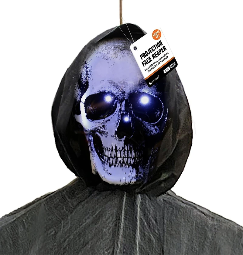 Moissonneuse de visage de projection d'Halloween