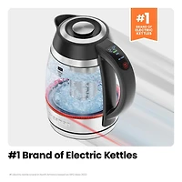 Chefman 1.8L Electric Kettle w/ Tea Infuser – Stainless Steel, New