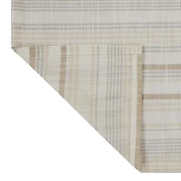 Lot de 4 serviettes de table tissées à rayures naturelles Better Homes & Gardens - 20" x 20" - Neutre - 100 % coton
