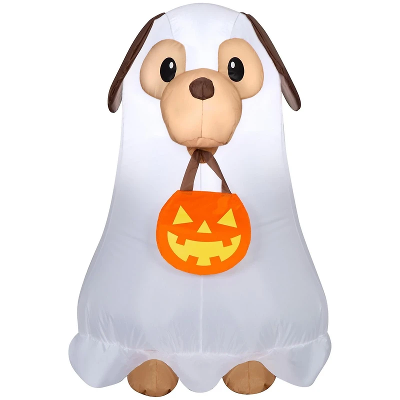 Airblown Beagle Dog in Ghost Costume