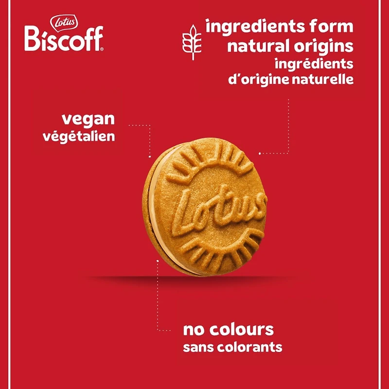 Lotus Biscoff biscuit sandwiches fourrés à la crème Biscoff, 150g