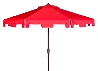 Safavieh Outdoor Collection Parasol de marché à manivelle Zimmerman avec rabat