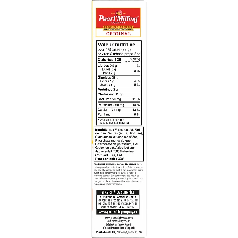 Pearl Milling Company Complet Original Mélange à crêpes et à gaufres 905 g.
