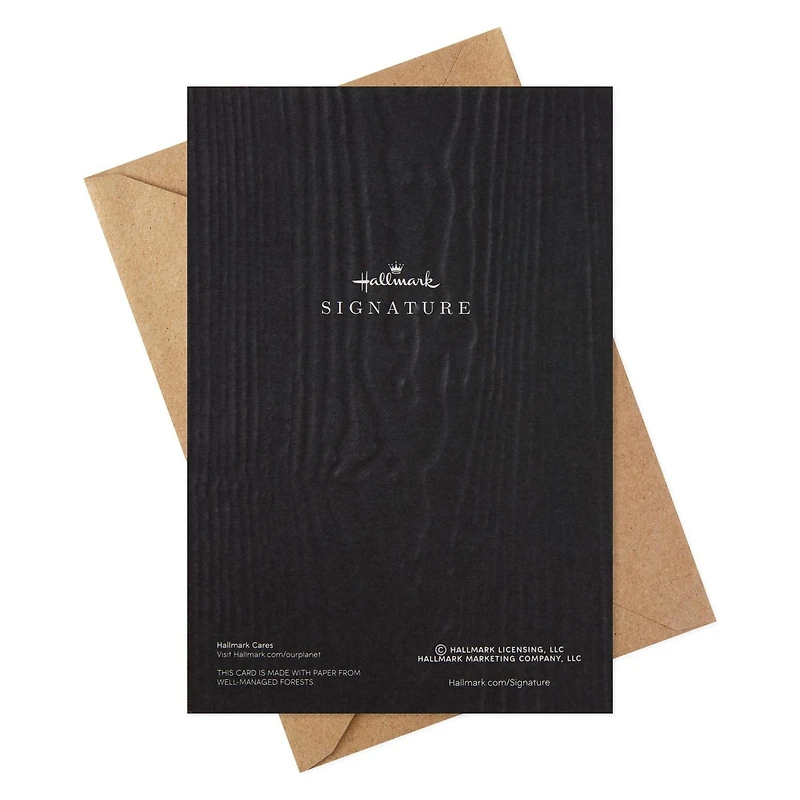 Carte de fête Signature Hallmark pour homme