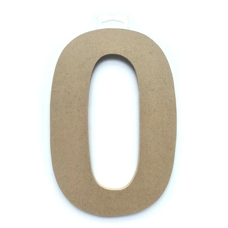 Lettre O en bois du décor Lerman Lettre O en bois