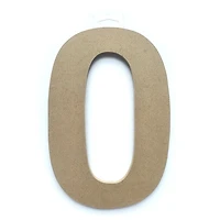 Lettre O en bois du décor Lerman Lettre O en bois