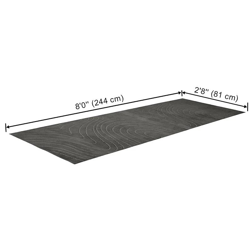 Tapis de Couloir Somos Lavable A la Machine Contemporain/Moderne pour Salon, Chambre, Salle Manger, Entrée