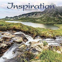 BrownTrout Inspiration 2024 12x24 Inch Square Wall Calendar, 9781975463250