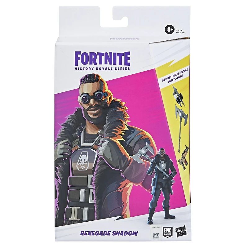 Hasbro Fortnite Victory Royale Series Renegade Shadow Collectible Action Figure with Accessories, 6-inch