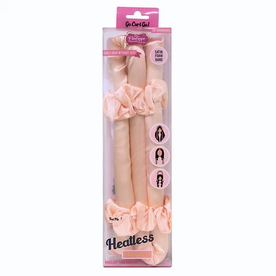 The Vintage Cosmetic Company Heatless Satin Hair Curler, Pink