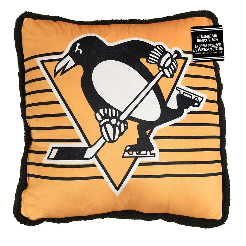 Oreiller de corps des penguins de pittsburgh de la LNH