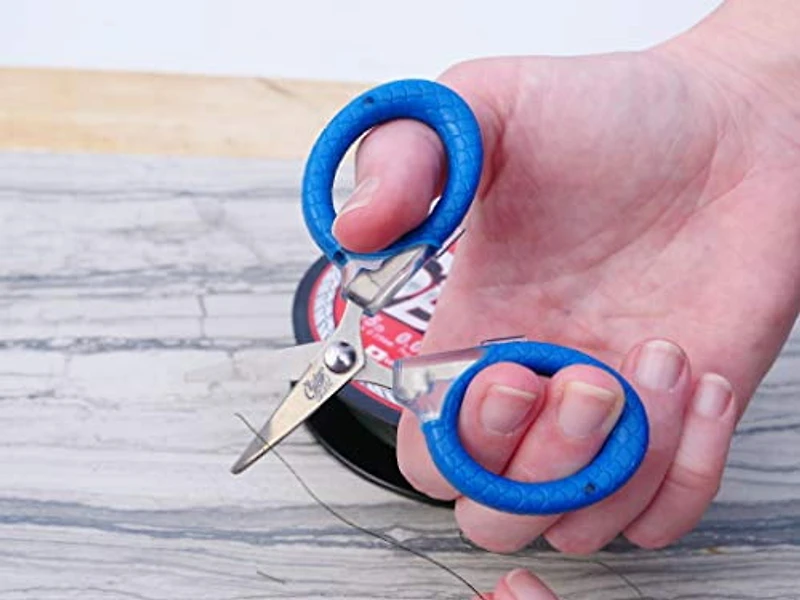 Cuda Titanium 3 Inch Micro Braid Scissors, Lifetime Warranty