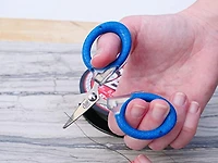 Cuda Titanium 3 Inch Micro Braid Scissors, Lifetime Warranty