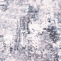 Banburry Ocean Blue and Grey Woven Area Rug