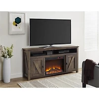 Farmington Electric Fireplace TV Console for TVs up to 60", Rustic