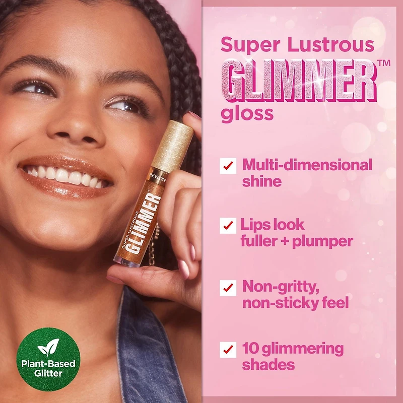 Brillant à lèvres Super Lustrous Glimmer™, brillant à lèvres haute brillance
