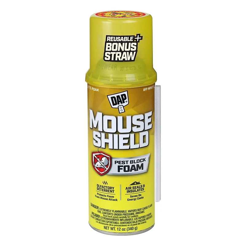 DAP Mouse Shield® Scellant en mousse et bloqueur 12 fois (340 g)