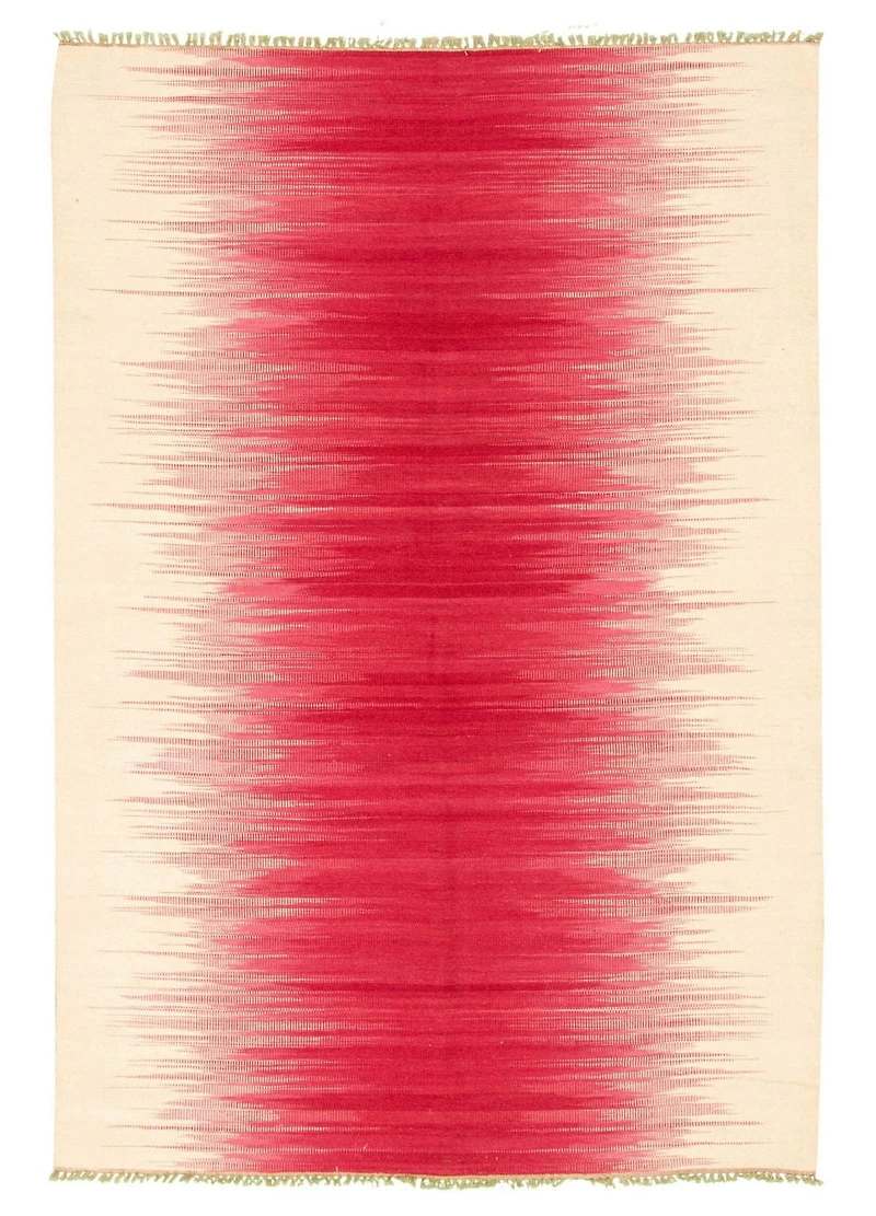 ECARPETGALLERY Tapis Fait à la Main pour Salon, Salle à Manger et Chambre à Coucher Transitionnel Collection Ankara 5'6" x 8'0" en Ivoire