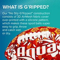 Aqua Leisure G’RIPPED Football – Easy-Grip Outdoor & Water Football (Ages 5+)