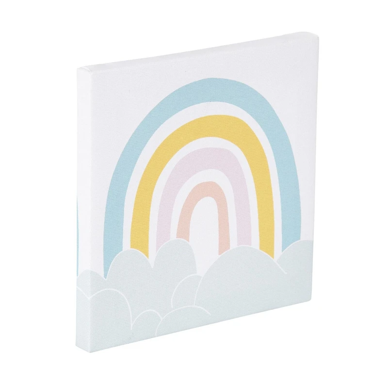 Toile avec arc-en-ciel 15 x 15 cm