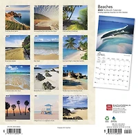 Beaches | 2023 12x24 Inch Square Wall Calendar