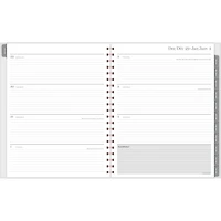 Agenda Grand CAMB pivoine or rose W/M,26 Agenda