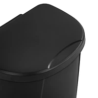 Sterilite 25 Liter Black Step Can, 25 Liter