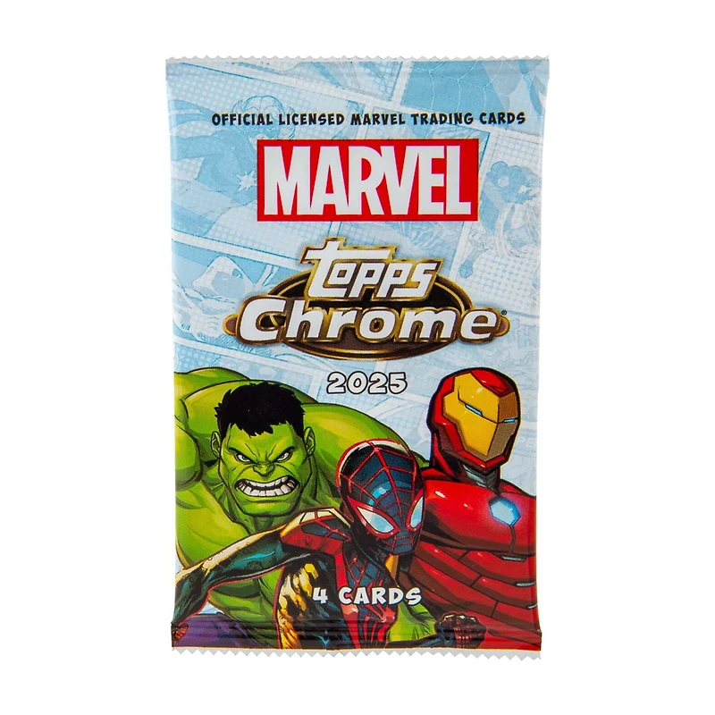 Topps Marvel Comics Chrome Trading Cards Blaster Box