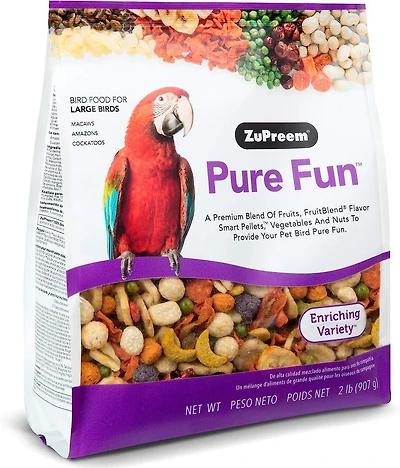 Zupreem Pure Fun Bird Food For Large Birds