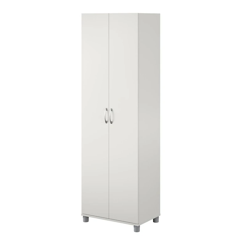 Systembuild Evolution Lory 24" Utility Storage Cabinet, White