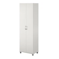 Systembuild Evolution Lory 24" Utility Storage Cabinet, White