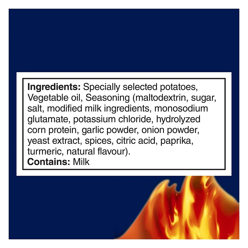 Ruffles Ultracroquantes croustilles assaisonnées PFK Zinger Poulet piquant et épicé