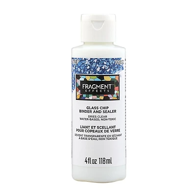 Fragment Effects Glass Chip Binder and Sealer, 4 fl oz, Binder And Sealer
