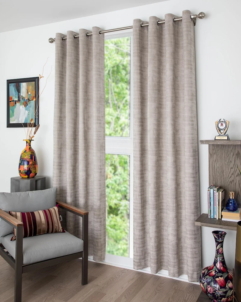 Gouchee Home Ruvor Taupe Curtains 54"x96"