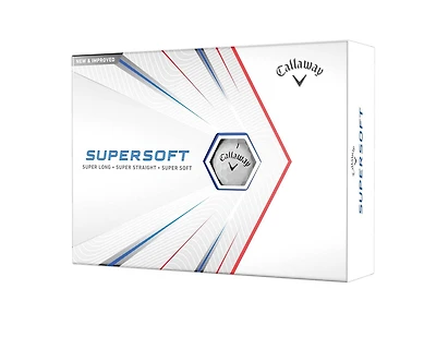 Balles De Golf Blanc Callaway Supersoft 21 Une Douzaine Une Douzaine Balles De Golf