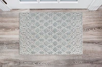 Mirage Helia Cream and Grey 2' x 3' Accent Rug