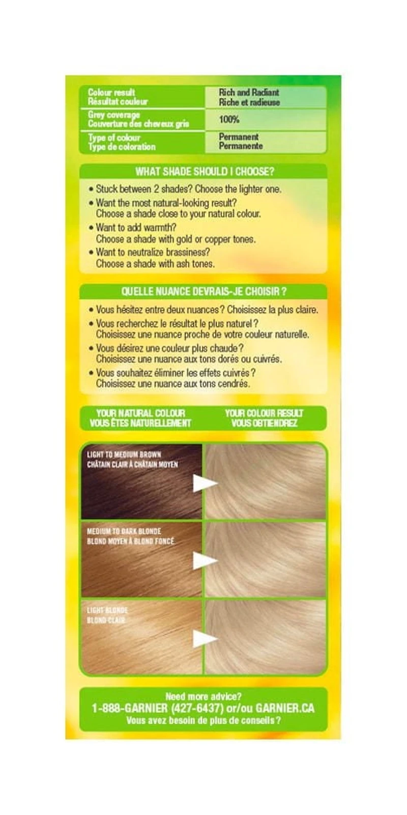 Garnier Nutrisse Ultra Crème, Coloration Permanente, Longue-Durée, 1 unité 100% Couverture des Cheveux Gris