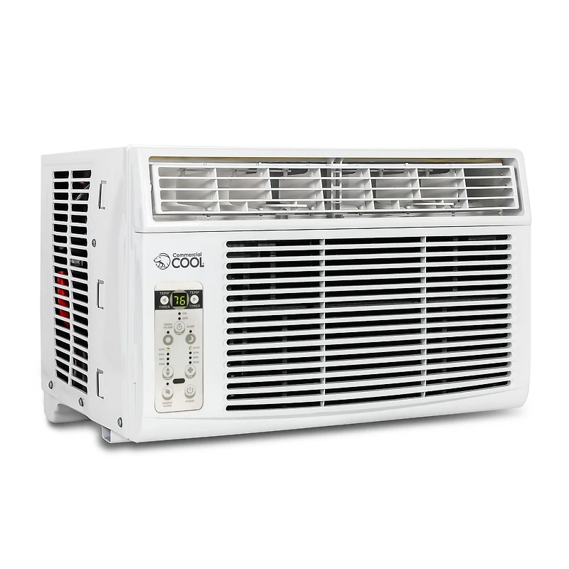Commercial Cool 14,500 BTU Window Air Conditioner, Window AC with Full Function Remote Control and Electronic Thermostat, Air Conditioner Window Unit up to 700 Sq. Ft. with Energy Saver & Sleep Mode,