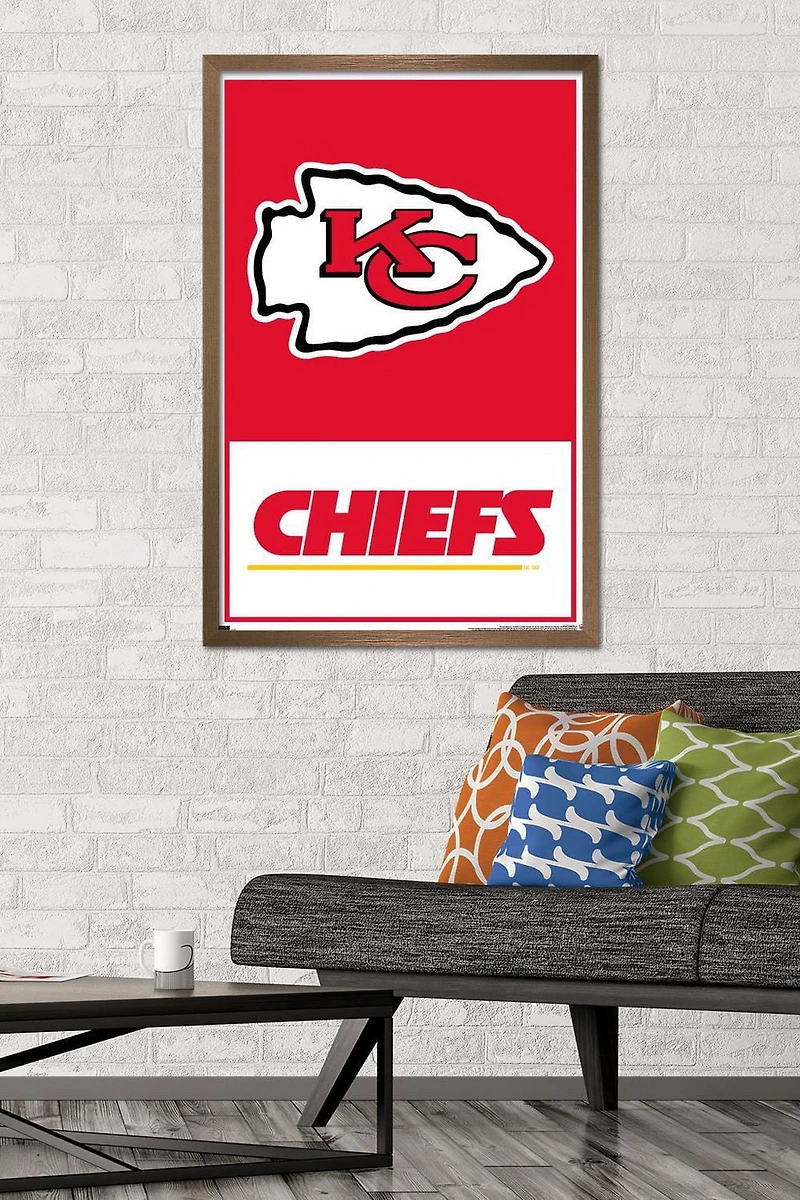 NFL Kansas City Chiefs - Logo 21 Wall Poster