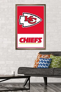 NFL Kansas City Chiefs - Logo 21 Wall Poster