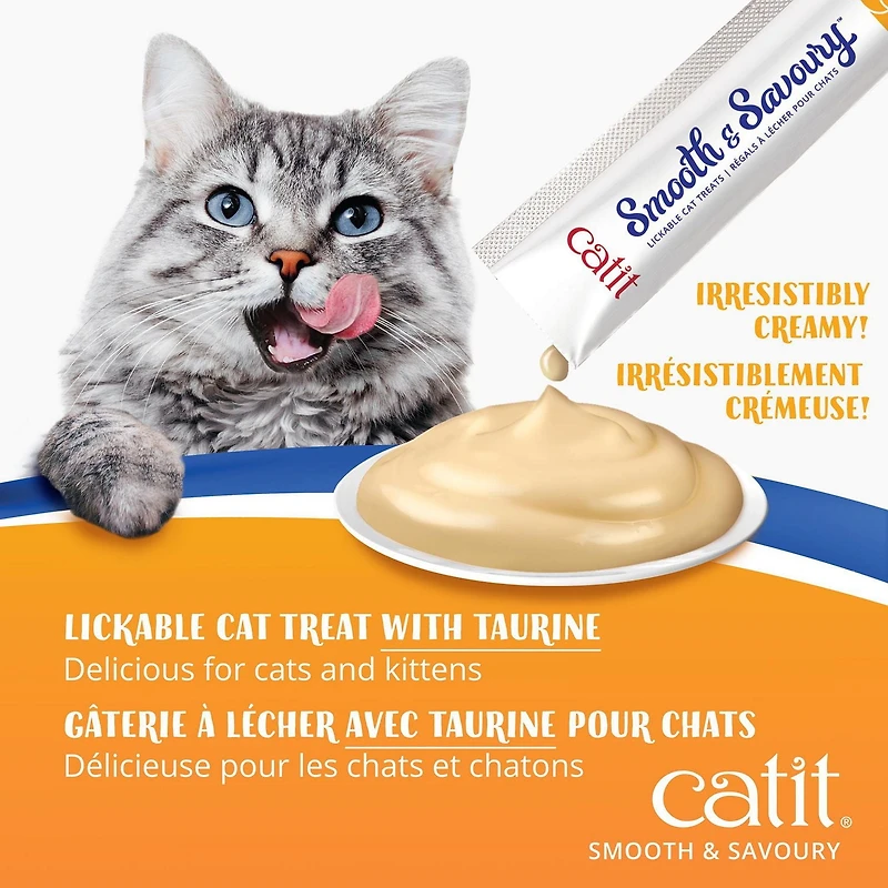 Catit Smooth & Savoury, Chicken with Liver, 4pk, 4x 15g