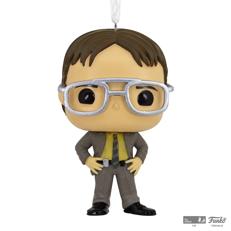 Décoration Hallmark de Noël (Dwight Schrute, The Office, Funko POP!)