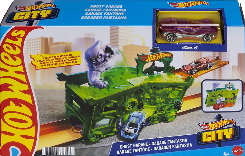 Ensemble de jeu Hot Wheels Ghost Garage