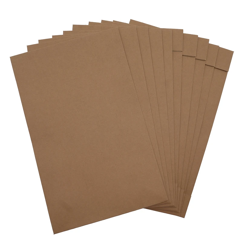 Kraft Brown Shirt Gift Boxes, 5 Count (14.75" x 9.38" x 1.95"), by Holiday Time