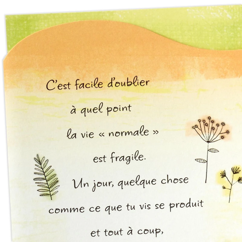 Hallmark Sympathy Card, Encouragement Card (Good Days Will Come Again)